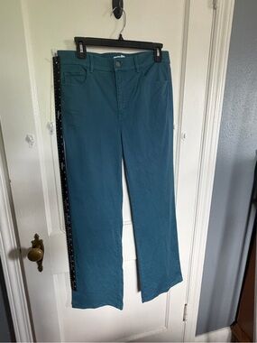 Ann Taylor Teal Wide-Leg Pants